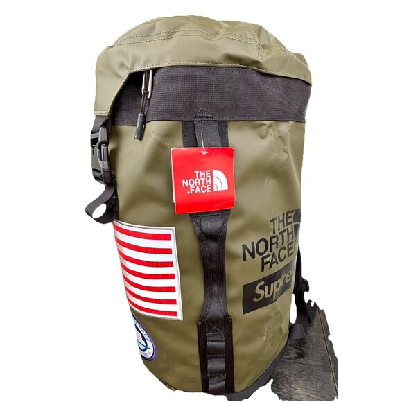 NWT Supreme The North Face Olive Green Trans Antarctica Expedition Backpack - Picture 3 of 9